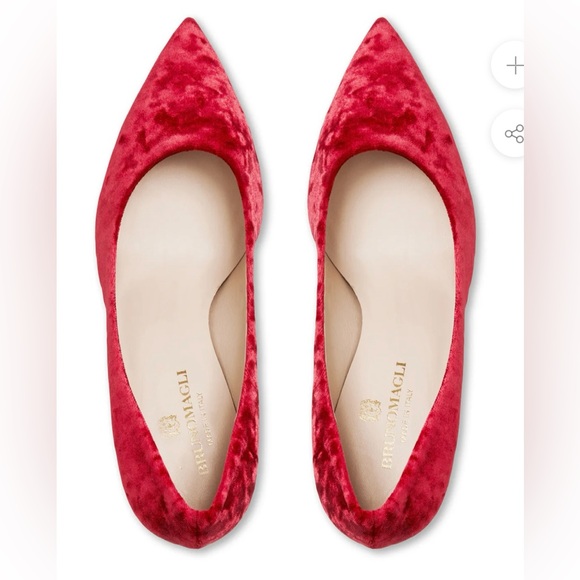 Brunomagli Thelma Red velvet pump - Picture 5 of 8